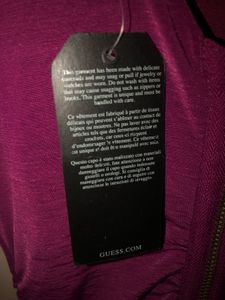 Guess Ruched Zipper Dress