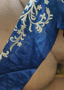 Embroidered Blue lehnga