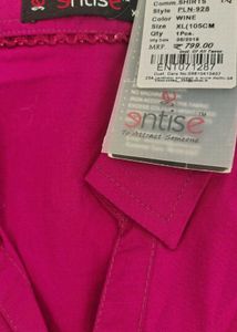 Stylish Pink Button-Down Shirt