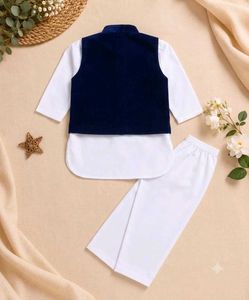Boys Kurta Set with Nehru Jacket