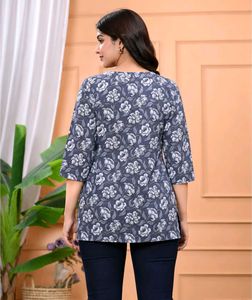 Stylish Floral Print Kurti