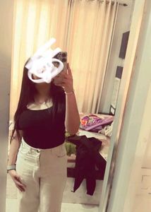 Black bodysuit cum crop top