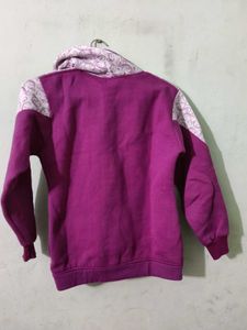 Cute Purple Girls Hoodie
