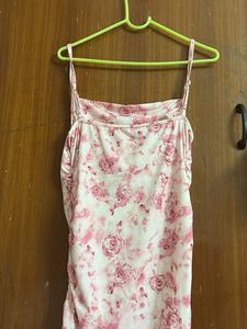 pink floral maxi dress