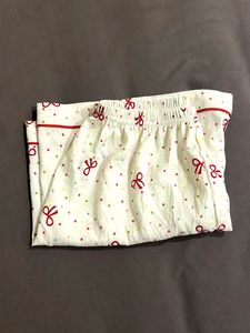 Cute Bow Print Pajama Shorts