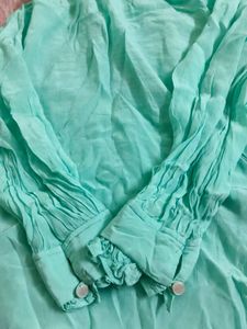 Designer sea green top ateesha by swapnil sindhe