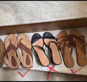Ladies flip flops, chappals