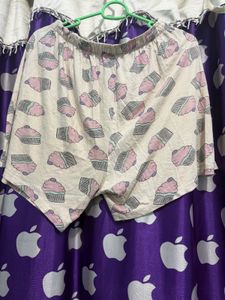 Cute Cupcake Print night suit