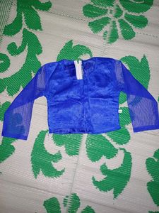Net Gown Navy Blue Color For Small Size