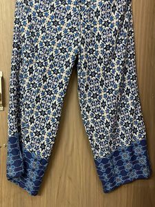Blue Printed Palazzo Pants