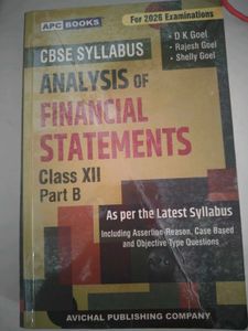 Analysis Of Final Statement 12th CBSE Book