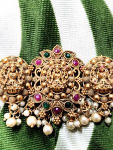 Elegant Gold Plated Kundan Necklace