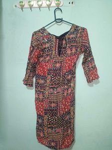 Boho Patchwork Print Kurta