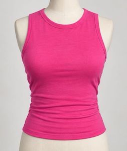 Vibrant Pink Sleeveless Tank Top