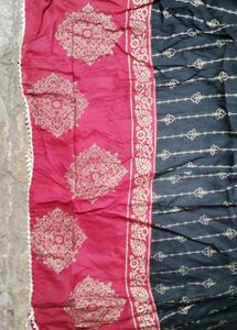 Black Golden Printed Anarkali Kurta