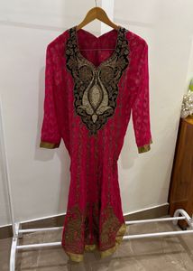 Bright Magenta Pink Salwar Kameez