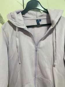 Lavender Zip-Up Hoodie