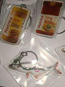 15 Key chain Assorted Nutrica &amp; Cute Charms Keycha