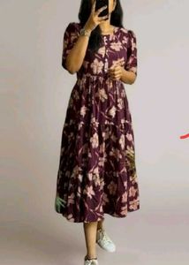 NEW PURPLE GOWN L