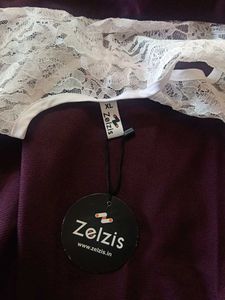 Women Party And Festival Wear Purple Gawn