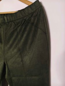 🇫🇷 Damart High Waisted Green Pants