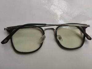 Stylish Zero Power Screen Black Frame Glasses