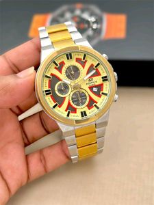 Premium Casio Edifice Gold Chronograph WATCH FOR M