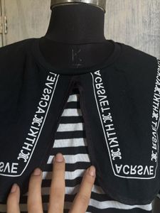 Striped Sailor Collar Top
