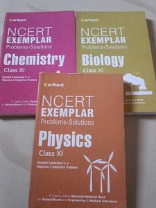 NCERT exampler (physics, chemistry, biology)
