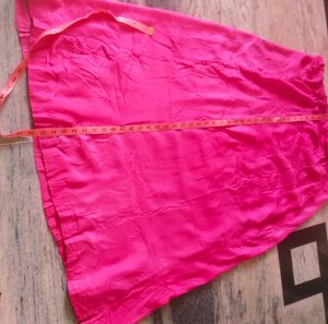 Stylish Full Flair Saree With Blouse  &amp; Petti Coat Also   Magenta Colour Heavy Work  Saree   Party Wear Saree  Only One Time Use   Febric  --net