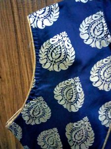 Silk Embroidered Kurti
