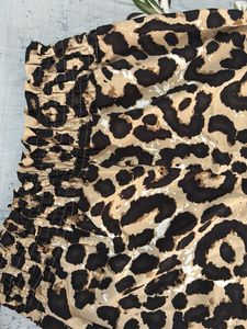 Leopard Print Flare Pants