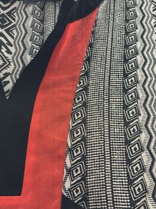 Stylish Printed V-Neck Top oversized