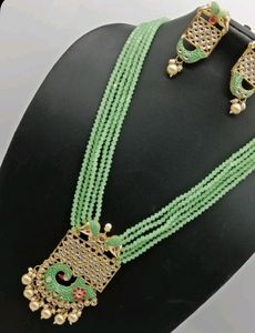 🆕Beautiful jewelry set .      jewelry, necklace, jewellers, jaipurjewelry, chokers, kundan, chain, choker, rings, earrings, forever21, beauty, women,