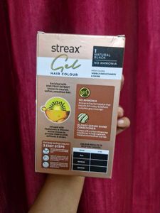 Streax Gel Hair Colour - Natural Black