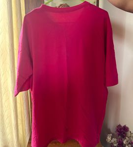 Pink Graphic Print T-Shirt