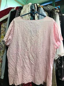 pastel pink top