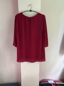 Maroon Kurta Top