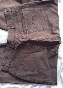 Brown Wide Leg Jeans