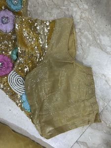 party wear sequins saree