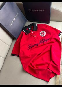 Tommy Hilfiger Red Polo Shirt