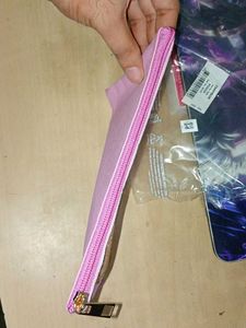 chambor Sparkly Pink Pouch