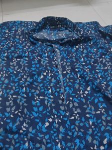 HANG UP Men's Blue Floral Shirt