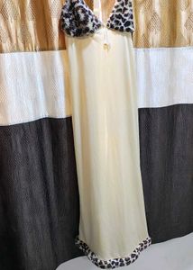 Elegant Cheetah Print Nightgown