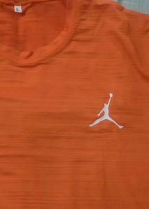 Men's Orange Jordan T-Shirt