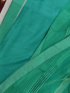 Green Striped Tulle Skirt