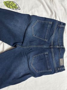 Trendy Ripped Blue Denim Jeans