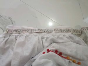 white malti choli