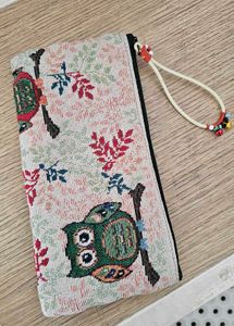 Cute Owl Woven Pouch