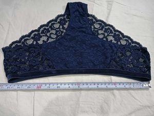 Navy 💛 big size Lace Trim Briefs